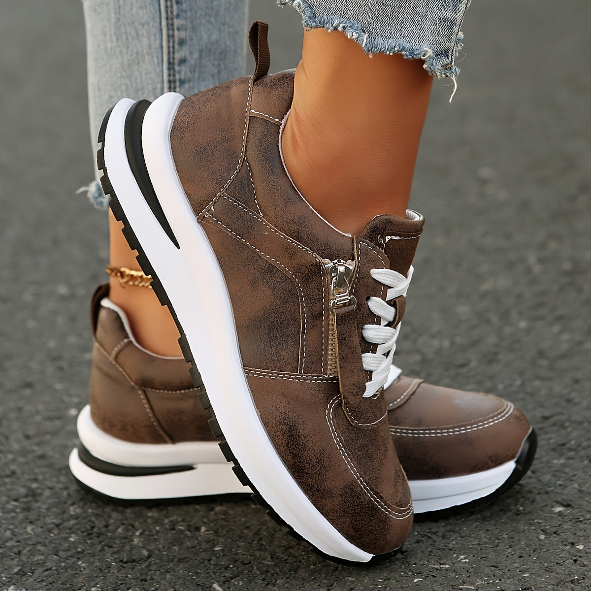Daisy Brown Orthopedic Shoe (New Collection)