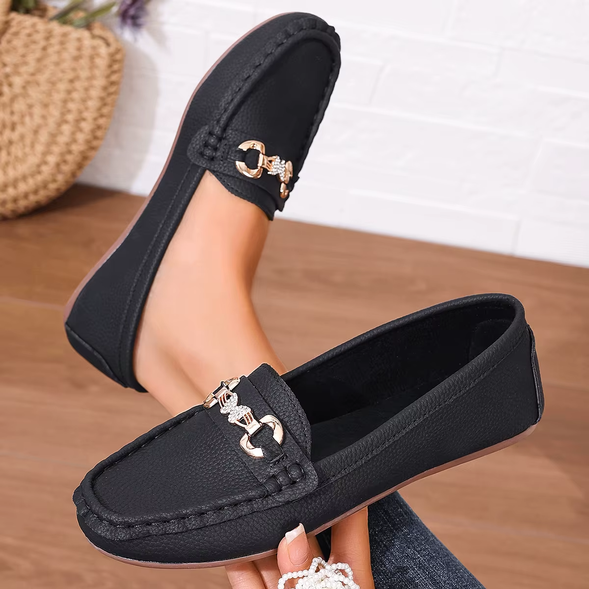 LuxeChain Women's Loafers