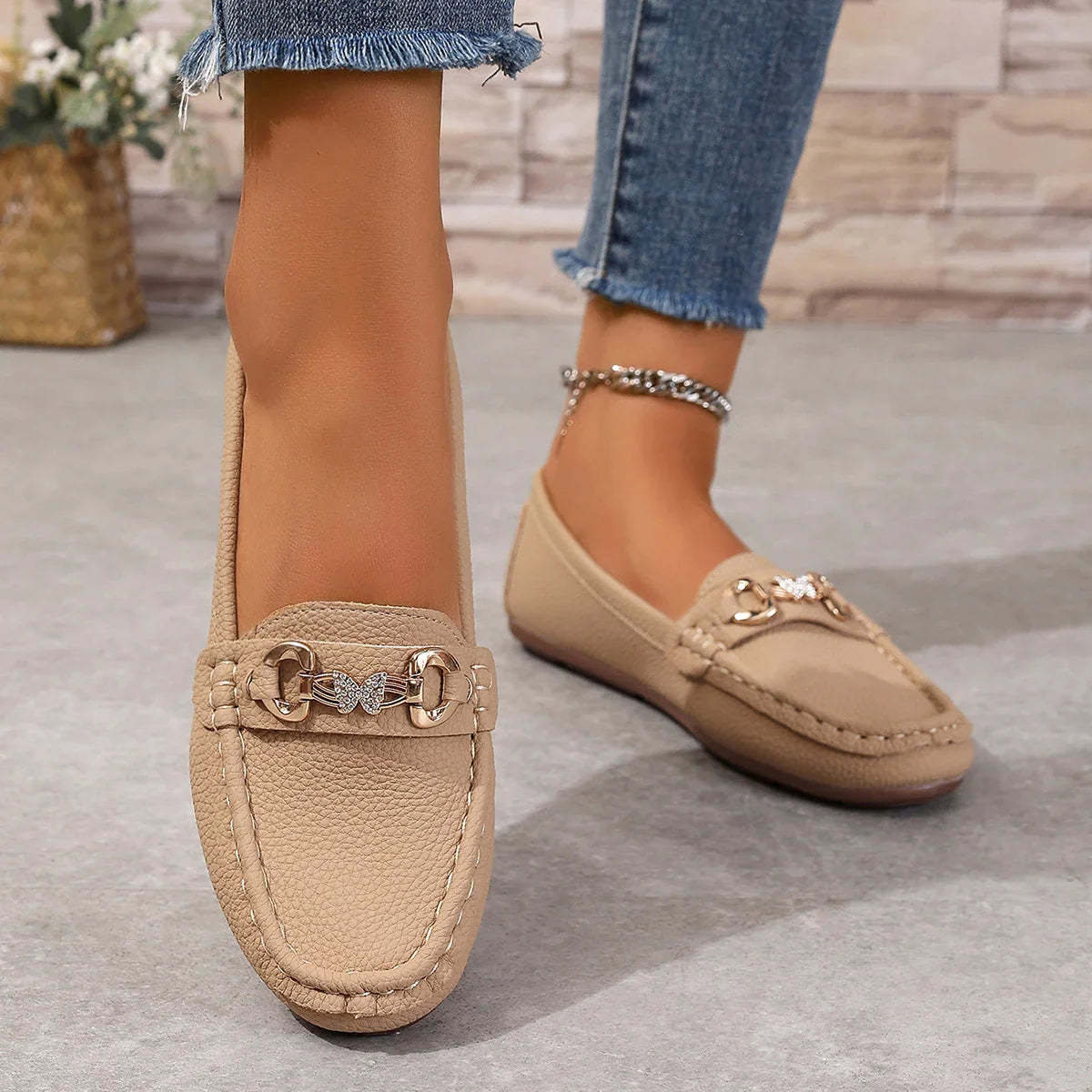 LuxeChain Women's Loafers