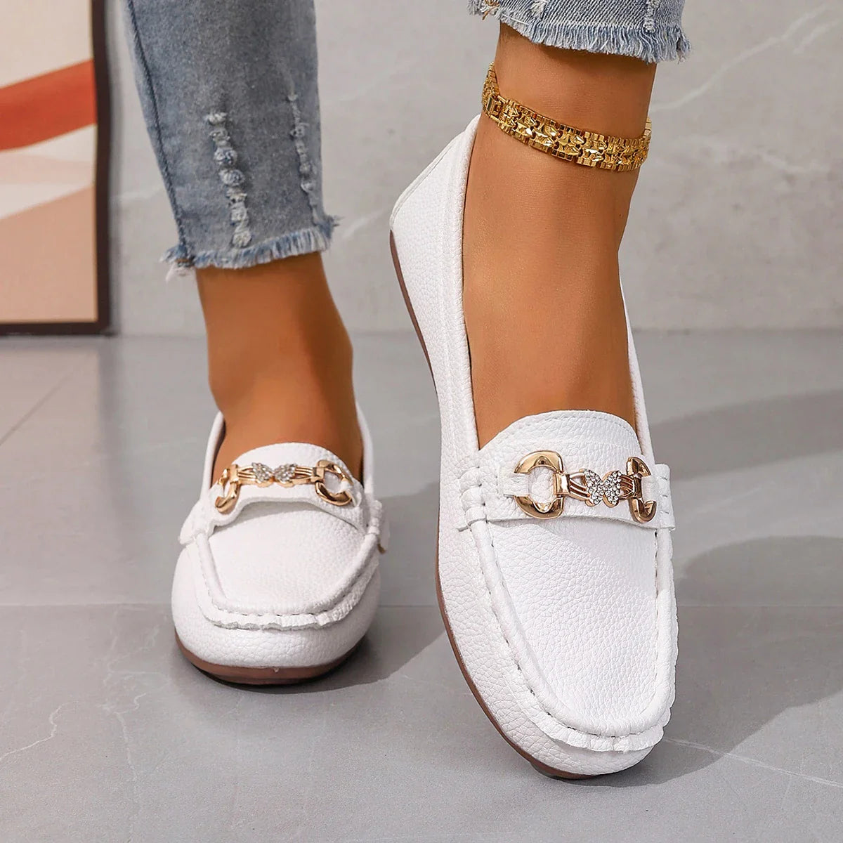 LuxeChain Women's Loafers