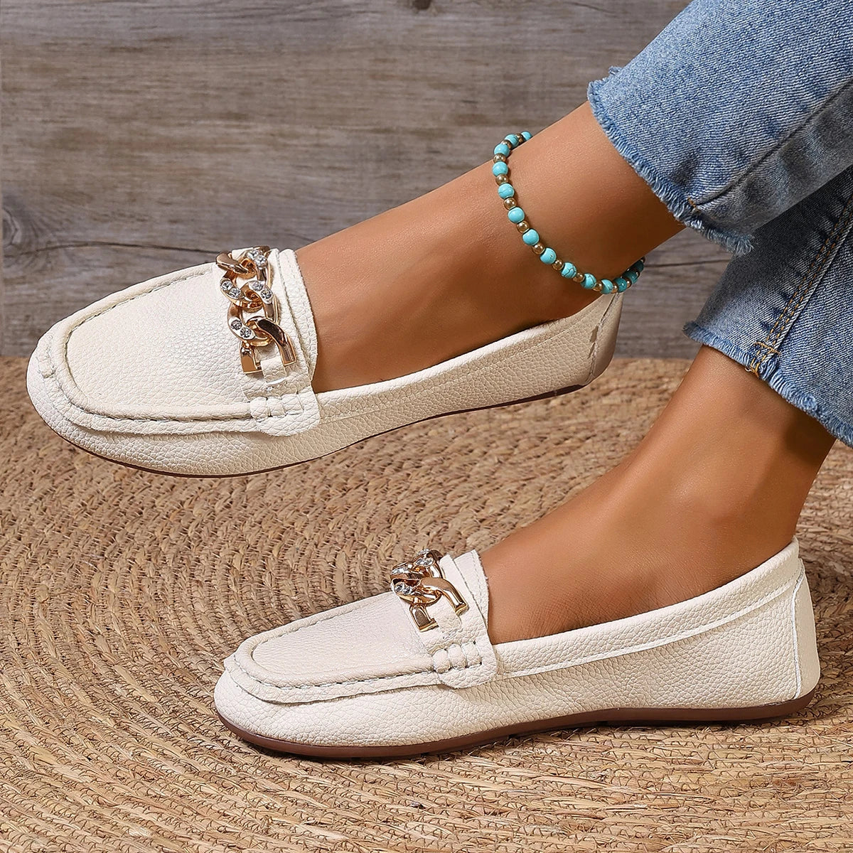 LuxeChain Women's Loafers