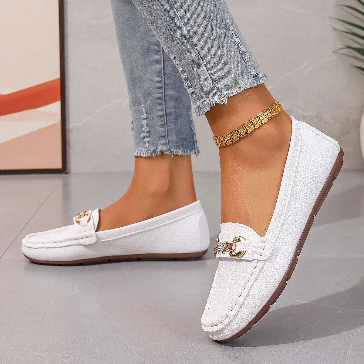 LuxeChain Women's Loafers